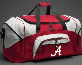 Alabama Crimson Tide Duffel Gym Travel Sports Weekend Carry On Luggage