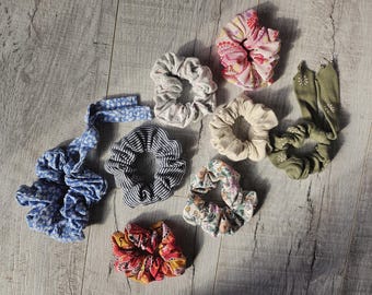 Custom Memory Scrunchie – Upcycled Baby Clothes Keepsake Hair Tie - Mother's Day Gift Idea