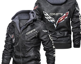 c7 corvette leather jacket