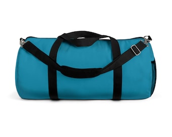 Teal Sport Duffel Bag | Gym Travel Overnight Weekender