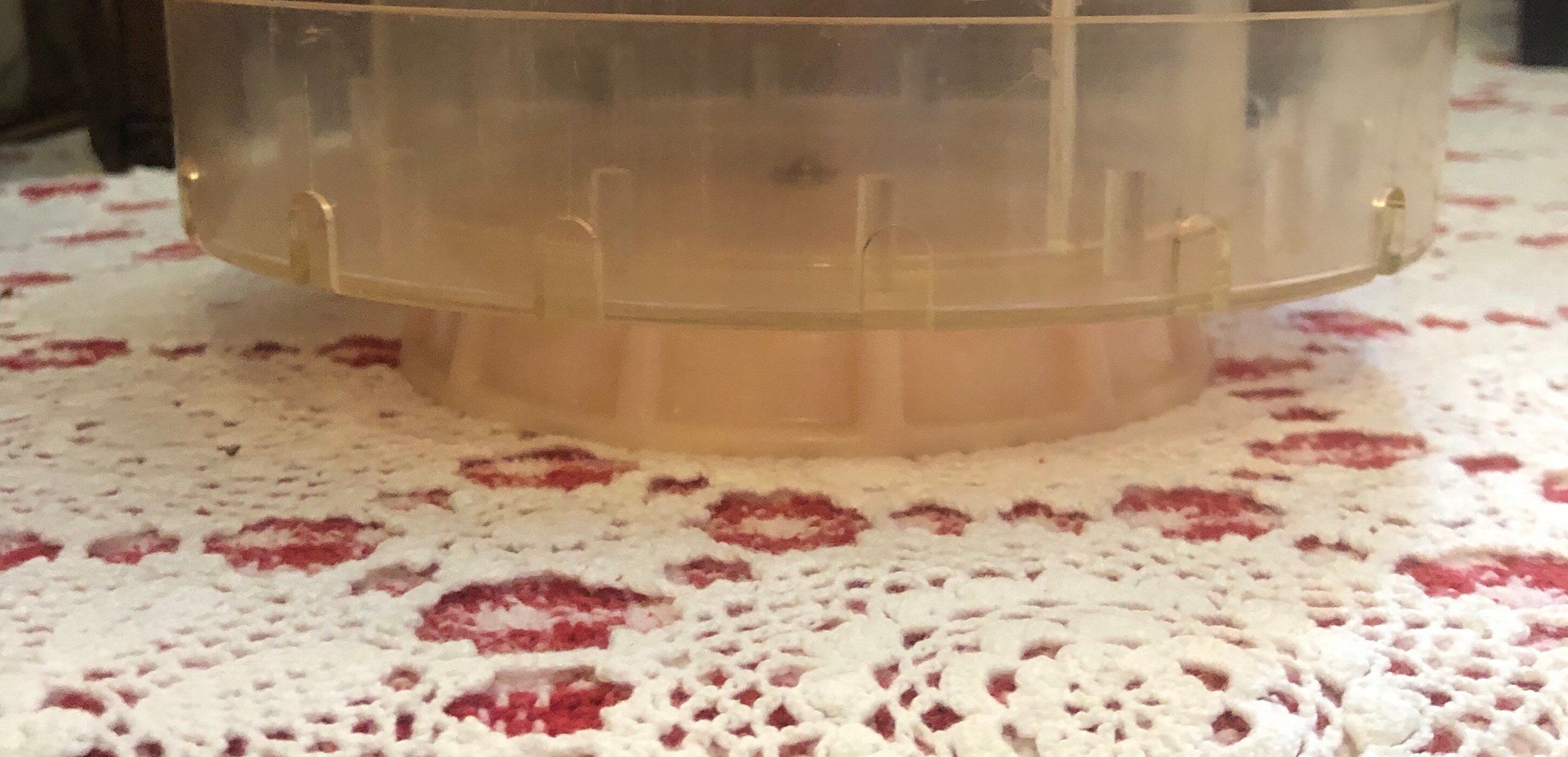 Vintage Round Sewing Box...With Wooden Spools Etsy