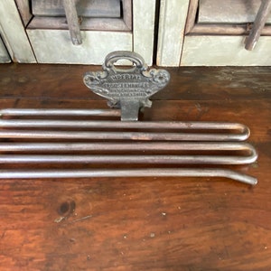 Antique Iron Imperial Trouser Hanger, 1900,Pynghon &Co. Philadelphia
