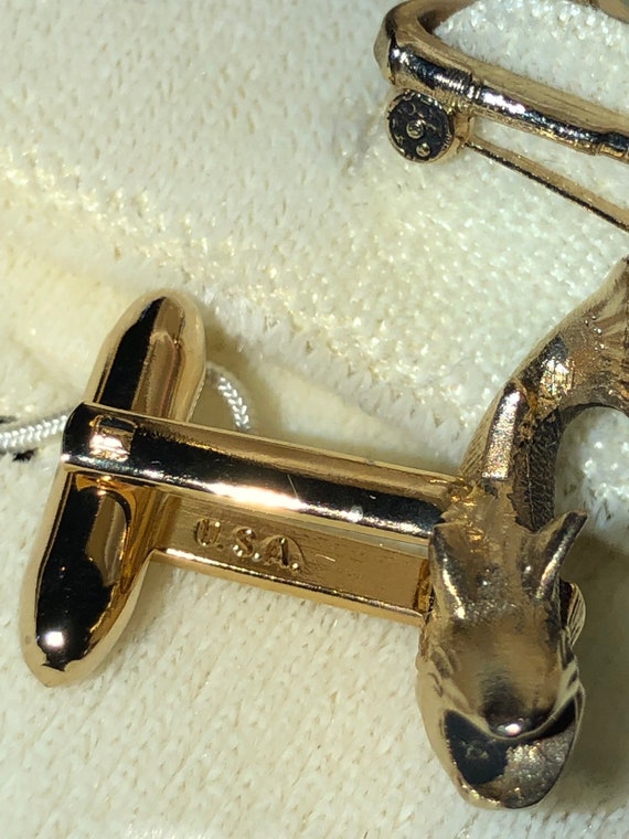 Vintage Hickok Fishing Tie Bar and Cuff Links,Fishing… Gem