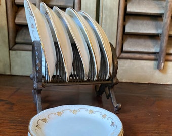 Vintage Porcelain Butter Pats,Dining and Serving