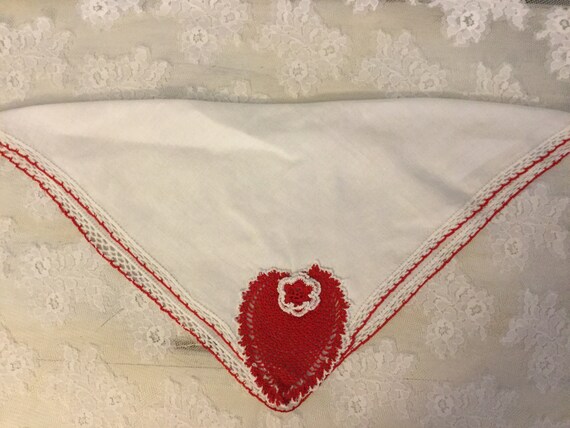 Vintage Embroidered Handkerchief - image 1