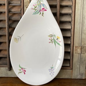 Vintage Wildflower China Platter By Hall China made in USA