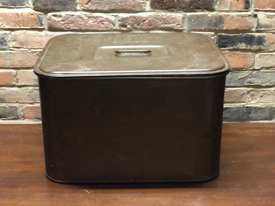 Vintage Atlantic Colpac Tin Milk Cooler With Set of Milk Etsy