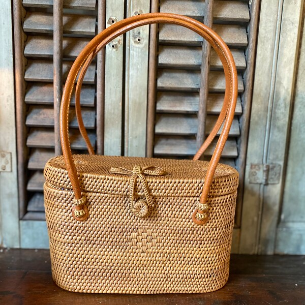 Woven Basket Purse - Etsy