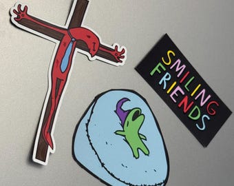 Smiling Friends - Stickers (3 pack)