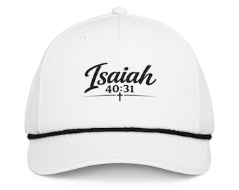 Isaiah 4031 golftouwhoed wit