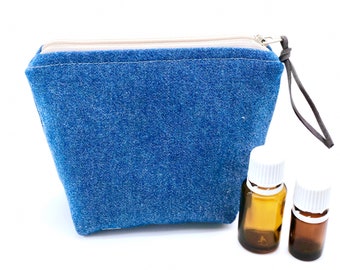 Tasche für ätherisches Öl, Etui für 6 Flaschen Mini flache Tasche für ätherisches Öl Geschenk für ätherisches Öl Aufbewahrung ätherisches Öl