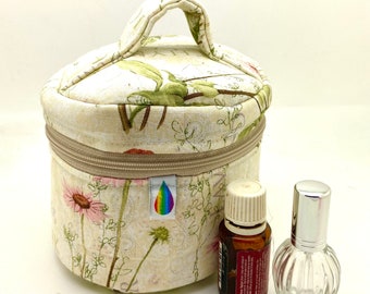 Diffuser bag, Essential oil diffuser bag, 5 oils plus diffuser, orb size, Essential oil storage, Essential oil case,