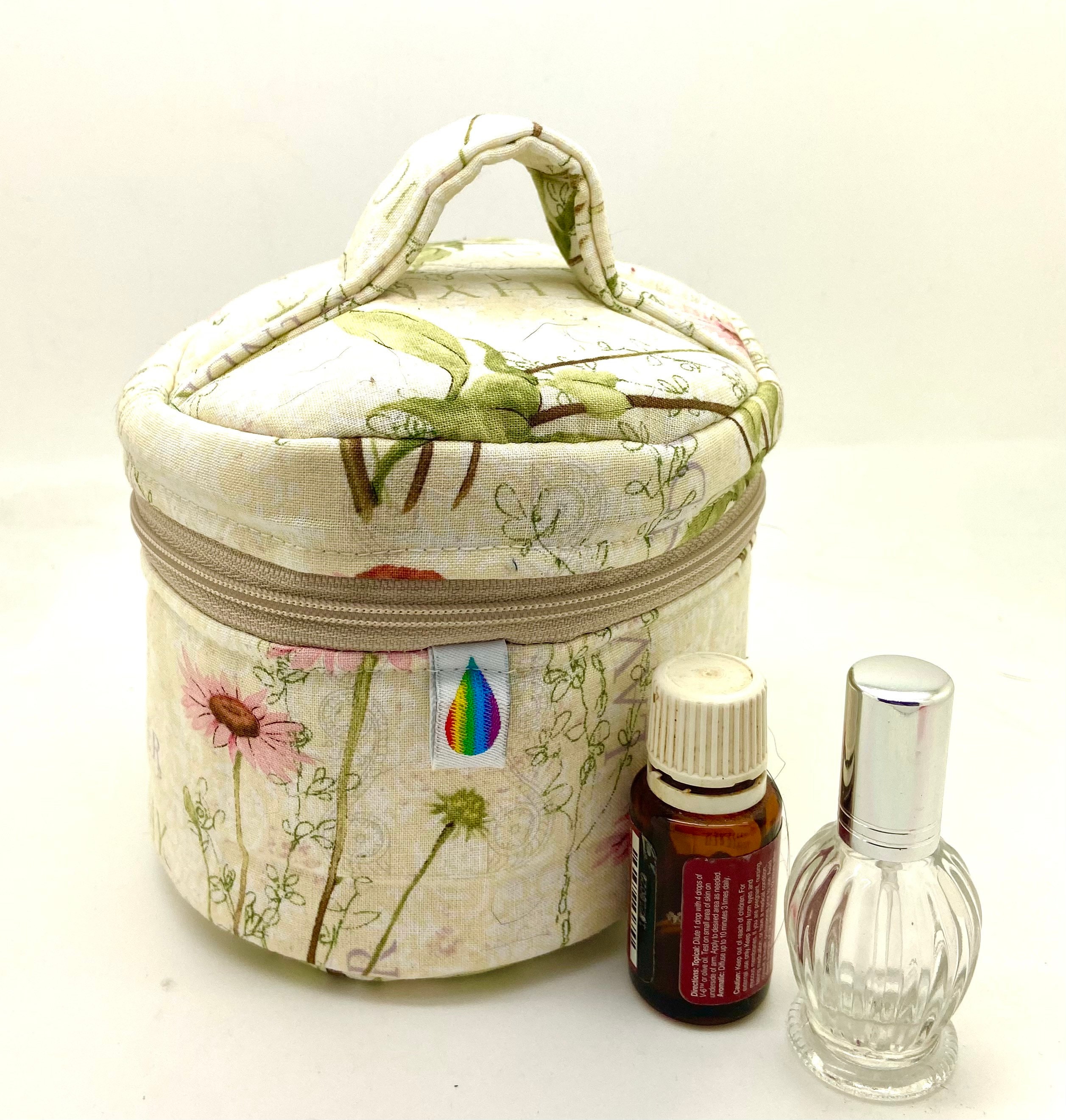 60 Bottle 15ml Essential Oil Case Portable Essential Oil Carry Travel Box  Holder Organizer (Random Color) 
