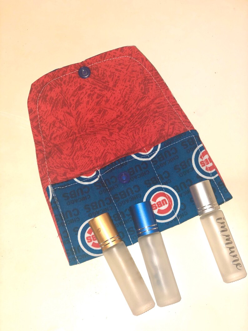 Essential Oil Bag Roller Bottle Case Holds 3 Roller Bottles Etsy