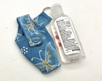 Essential Oil Hand Sanitizer Holder butterflies  case Key Ring Fob thieves sanitizer Key Ring holder Diaper Bag Gift storage