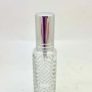 Essential oil spray bottle perfume fancy cut glass