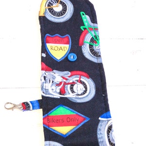 Roll up Essential oil case for 8 sample bottles key ring