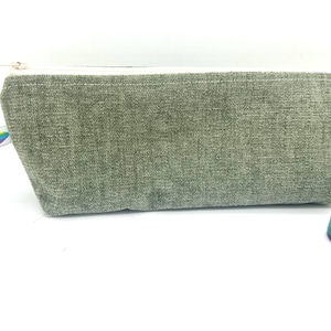 Borsa per oli essenziali, contiene 12-16 bottiglie, custodia piatta da viaggio per oli essenziali, regalo per oli essenziali, contenitore per oli essenziali in tweed grigio