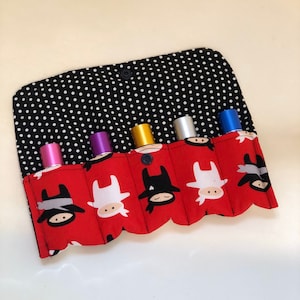 Essential oil bag Roller bottle case, holds 3 or 5 bottles Ninja Essential Oil bag roller bottle essential oil storage  essential oil gift