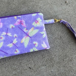 Essential oil wristlet Purple Pink Glitter Bugs Butterflies