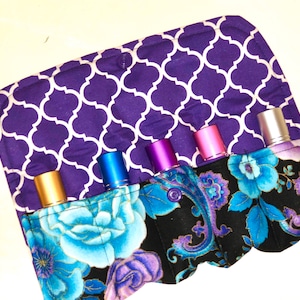 Essential oil Roller bottle case, holds 5 bottles  Essential Oil bag roller bottle essential oil storage  essential oil gift