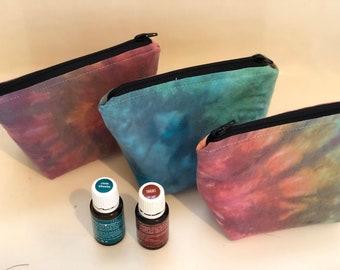 Essential oil bag, holds 6 bottles Mini flat essential oil Bag Essential oil gift Essential oil storage essential oil case travel