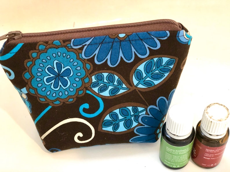 holds 6 bottles Mini flat essential oil Bag Essential oil gift Essential oil storage essential oil case travel Essential oil bag