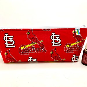 Custodia per oli essenziali, la borsa contiene 12-16 bottiglie, borsa da viaggio per oli essenziali rossa da baseball, regalo per oli essenziali