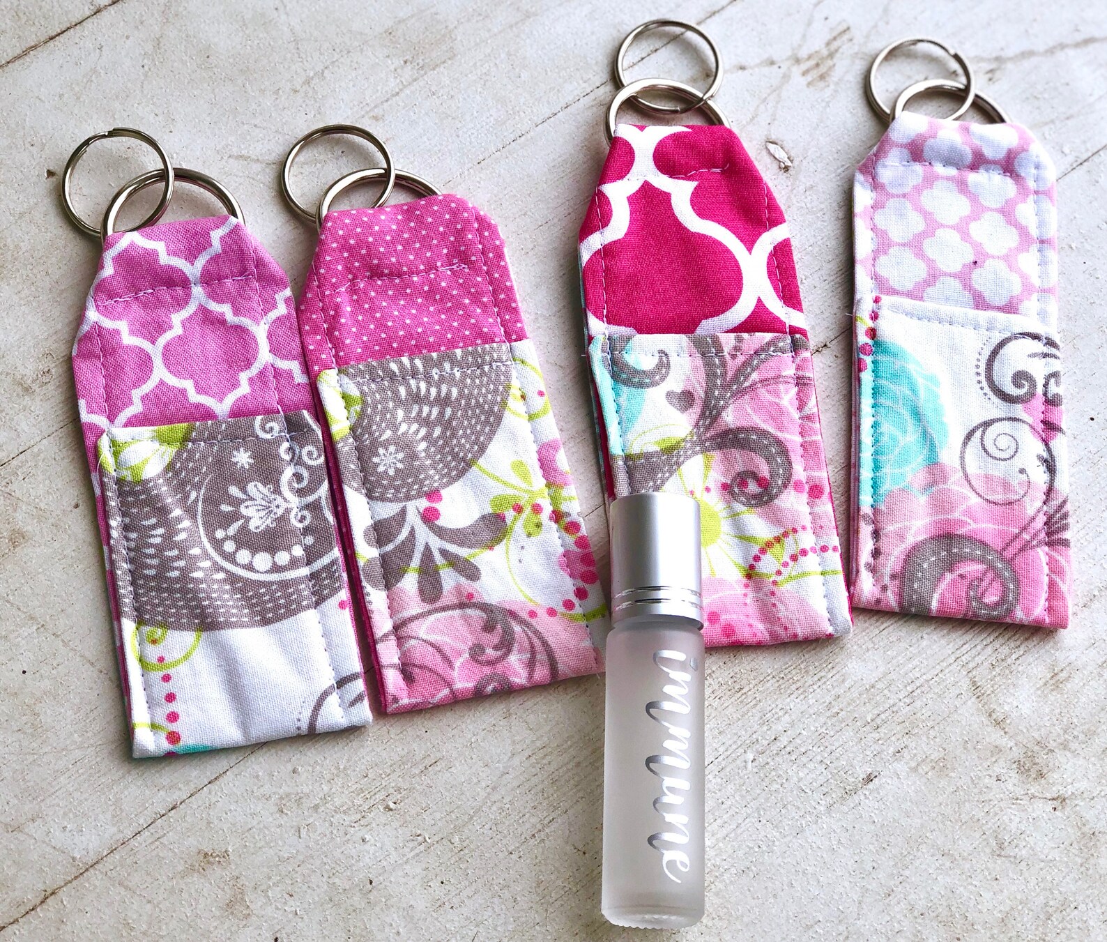 Essential Oil Roller Bottle Holder Paisley Birds Essential Etsy