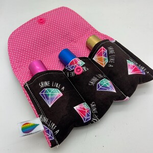 Essential oil storage Roller bottle case, butterflies  Essential Oil bag 3 slot roller bottle essential oil gift