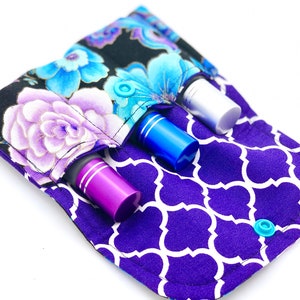 Roller bottle case Essential Oil bag 3 slot roller bottle essential oil storage  essential oil gift Oil roller storage