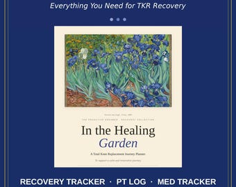 Total Knee Replacement Recovery Planner, TKR Surgery Checklist, Post-Op Journal (Digital Download)
