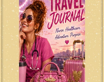 Travel Nurse Lined Journal: Healthcare Professional Planner (Digital Download)