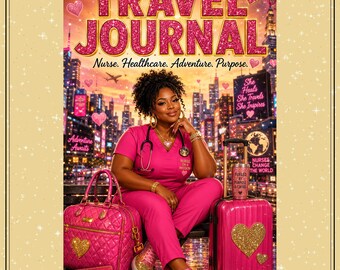 Travel Nurse Lined Journal: Healthcare Professional Planner (Digital Download)