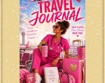 Travel Nurse Lined Journal: Healthcare Professional Planner (Digital Download)