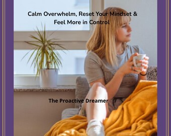 Mindset Reset for Overwhelmed Moms Caregivers ADHD & Neurodivergent Self-Care PDF for Caregiver Burnout and Anxiety Relief