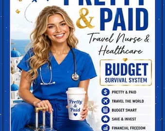 Travel Nurse Budget Guide Cover 3: Healthcare Finance Workbook (Digital Download)