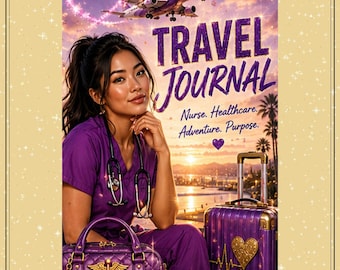 Travel Nurse Lined Journal: Healthcare Professional Planner (Digital Download)