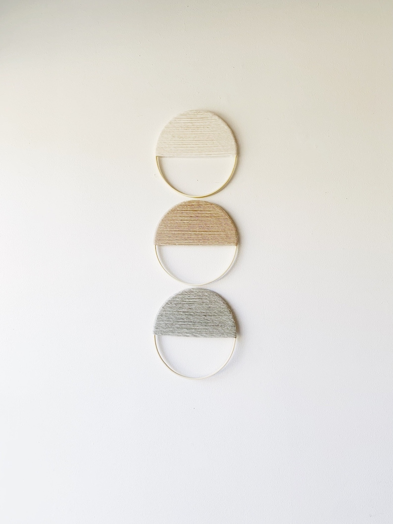 Customizable Circle Wall Hangings image 1