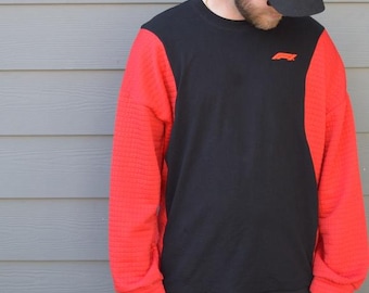 Formula 1 Red & Black Custom Sewn Crewneck