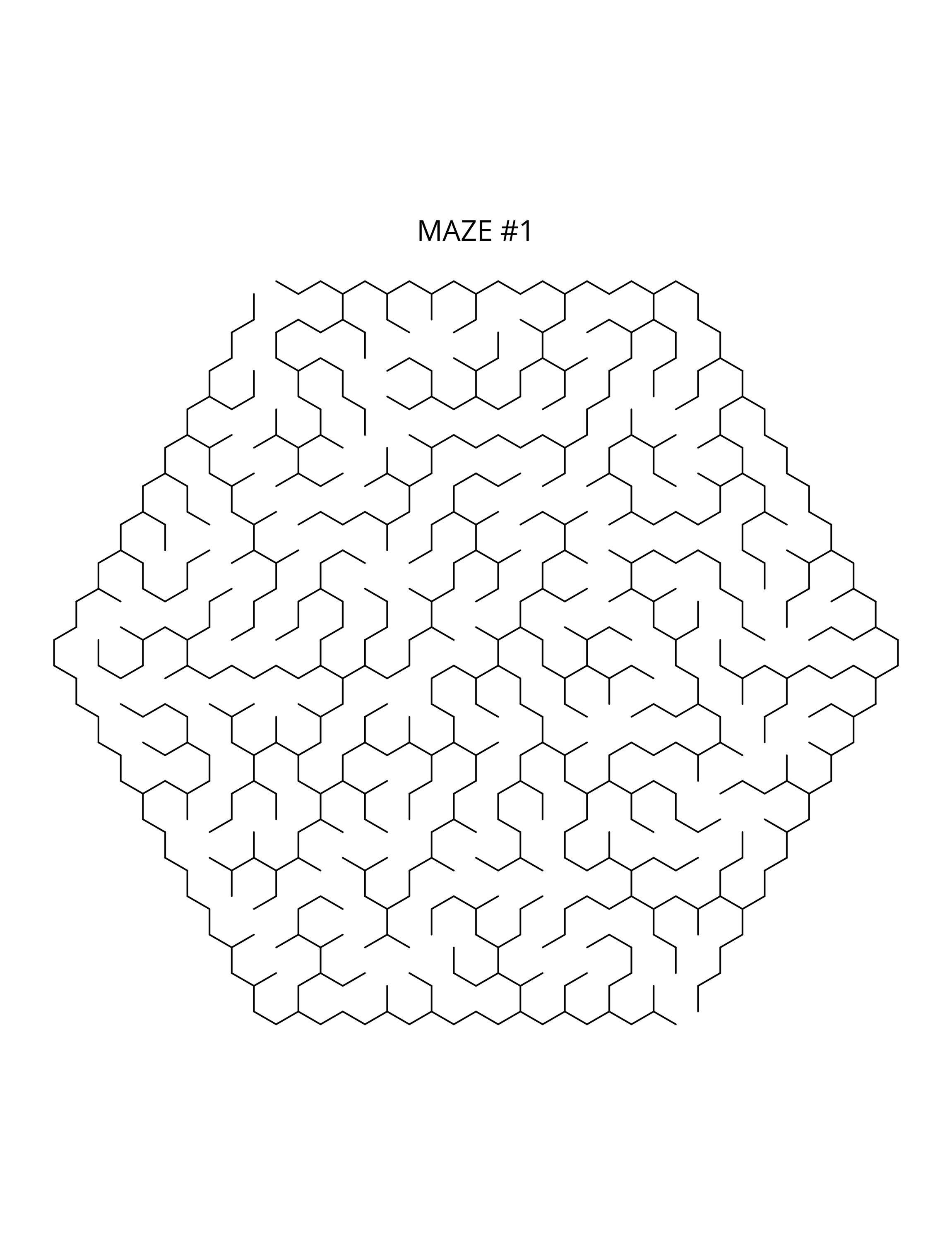 100 Hard Maze Puzzles for Adults — Large Print Complex Pathway Puzzle ...