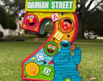 Sesame Street inspired Piñata