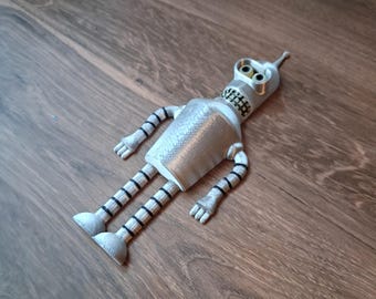 Bender 3D Printed Hand Painted Fridge Magnet
