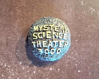 Mystery Science Theater 3000 Logo 3D Printed Hand Painted Fridge Magnet