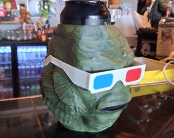 Creature from the Black Lagoon 3D Printed Hand Painted Stein 16oz Can Holder