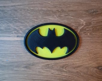 Batman 1989 Logo 3D Printed Fridge Magnet