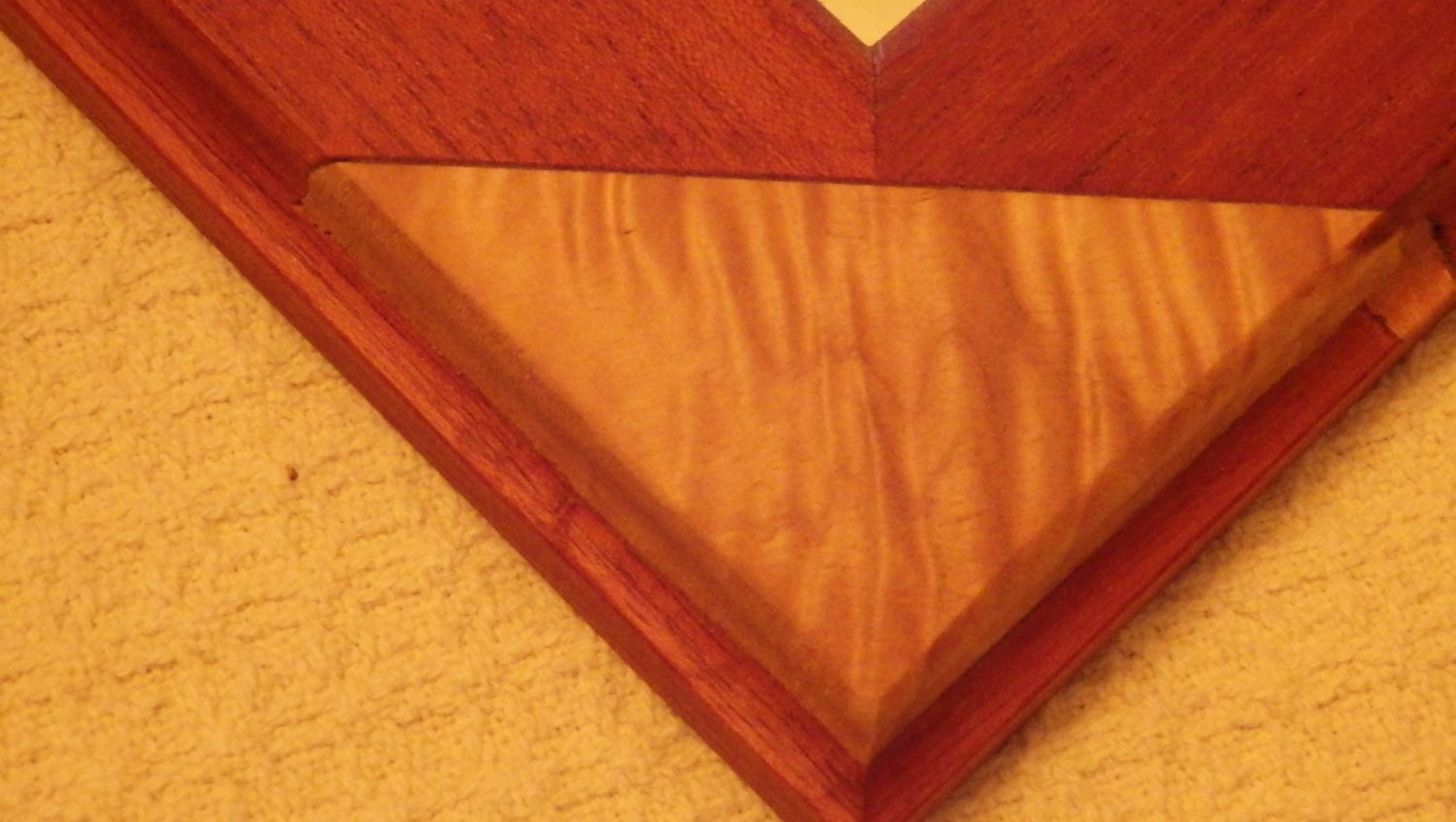 Mahogany and Curly Maple Mirror Frame Etsy