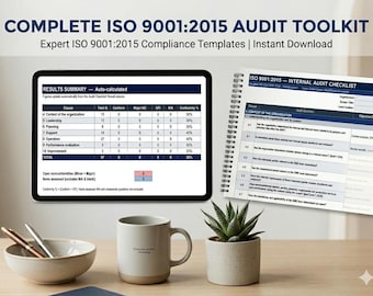 ISO 9001 2015 Internal Audit Checklist Full Pack System Documents