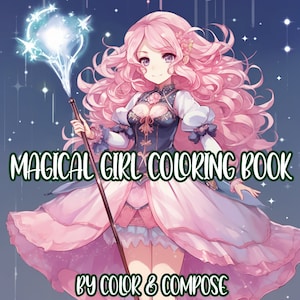 Magical Girl Coloring Book