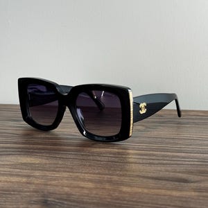 Vintage Chanel Sunglasses - Etsy